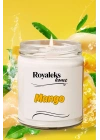 Doğal Özel Seri Kokulu Dekoratif Kavanoz Mum 210 cc - Mango Esansı - RYL