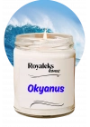 Doğal Özel Seri Kokulu Dekoratif Kavanoz Mum 210 cc - Okyanus Esansı - RYL
