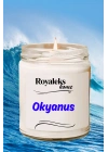 Doğal Özel Seri Kokulu Dekoratif Kavanoz Mum 210 cc - Okyanus Esansı - RYL