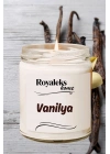 Doğal Özel Seri Kokulu Dekoratif Kavanoz Mum 210 cc - Vanilya - RYL
