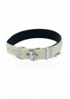 Doggie Softlu Köpek Boyun Tasması 3 cm 42 cm-50 cm Haki