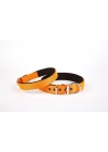 Doggie Softlu Köpek Boyun Tasması 3 cm x 55 cm Turuncu
