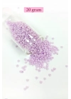 Dökme Cam Kum Boncuk (11/0) 2 mm - 20 Gram -  Açık Pembe - BNC008