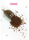 Dökme Cam Kum Boncuk (11/0) 2 mm - 20 Gram -  Çok Koyu Turuncu - BNC029