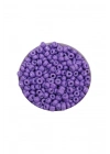 Dökme Cam Kum Boncuk (11/0) 2 mm - 20 Gram -  Eflatun - BNC020