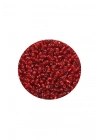 Dökme Cam Kum Boncuk (11/0) 2 mm - 20 Gram -  Şeffaf Koyu Kırmızı - BNC015