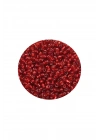 Dökme Cam Kum Boncuk (11/0) 2 mm - 20 Gram -  Şeffaf Koyu Kırmızı - BNC015