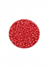 Dökme Cam Kum Boncuk (11/0) 2 mm - 60 Gram -  Kırmızı - BNC039
