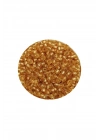 Dökme Cam Kum Boncuk (11/0) 2 mm - 60 Gram -  Şeffaf Altın - BNC062