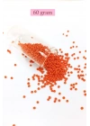 Dökme Cam Kum Boncuk (11/0) 2 mm - 60 Gram -  Turuncu - BNC048