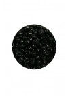 Dökme Cam Kum Boncuk (8/0) 3 mm - 20 Gram - Parlak Siyah - BNC170