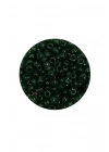 Dökme Cam Kum Boncuk (8/0) 3 mm - 20 Gram - Şeffaf Koyu Yeşil - BNC155