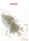 Dökme Cam Kum Boncuk (8/0) 3 mm - 4 Renk - Toplam 80 Gram - BNC417