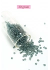 Dökme Cam Kum Boncuk (8/0) 3 mm - 4 Renk - Toplam 80 Gram - BNC423