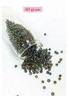 Dökme Cam Kum Boncuk (8/0) 3 mm - 60 Gram - Alacalı Renk - BNC192