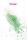 Dökme Cam Kum Boncuk (8/0) 3 mm - 60 Gram - Şeffaf Açık Yeşil - BNC191