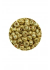 Dökme Cam Kum Boncuk Büyük Boy (6/0) 4 mm - 20 Gram - Altın - BNC093