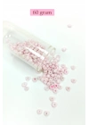 Dökme Cam Kum Boncuk Büyük Boy (6/0) 4 mm - 60 Gram - Toz Pembe - BNC113