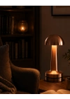 Dokunmatik Mantar Gece Lambası Bronz LED Masa Aydınlatması