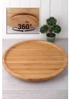 Dönerli Bambu Sunum Tabağı 30 Cm Royaleks-DS3030
