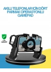 Dört Parmak Destekli Mobil Gamepad Tetikli Oyun Kontrolcüsü