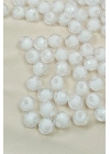 Dünya Boncuk İçten Boncuklu Bileklik Çanta Boncuğu 10 mm 50 gr Beyaz - BNC463