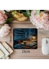 Duvara Yansıyan Kod Satırları Mouse Pad - 19x23 cm 2 mm Dikdörtgen İthal Baskılı Mouse Pad