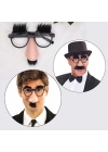Eğlenceli Kılık Değiştirme Kaş Bıyık Mizah Gözlüğü 9x13 cm
