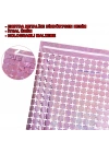 Ekstra Metalize Rose Gold Renk Disko Dikdörtgen Kesim Kapı Perdesi Dekorasyon 1x2 Metre