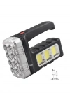 El Feneri Solar Panelli Ledli Powerbank Cob Fener
