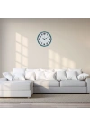 Elegance Turkuaz 36 Cm Duvar Saati