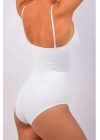 Elit Life İp Askılı Slip Dikişsiz Body Beyaz Korse 876