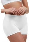 Elite Life Dikişsiz Kadın Boxer Beyaz Şort 830