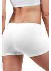 Elite Life Dikişsiz Kadın Boxer Beyaz Şort 830