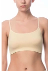 Elite Life Kadın İnce Askılı Dikişsiz Ten Büstiyer 851
