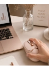 Ergonomik Tasarımlı Kablosuz Mouse Bluetooth ve USB Alıcılı
