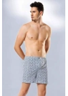 Erkek Penye Empirme Boxer Desenli - 1119A