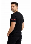 Erkek TÜRKİYE Ay Yıldız Baskılı 10 Numara Forma Tişört Taraftar T-Shirt - Siyah