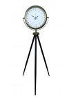 ® Eskitme 24 Saat Göstergeli Özel Tasarım Tripod Ayaklı Saat