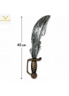 Eskitme Detaylı Plastik Korsan Kılıcı 45 cm