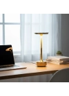 ®  Eskitme Gold Kasa Dokunmatik Şarjlı Masa ası – 3 Renk Işık Modlu, LED Aydınlatmalı, Modern & Dekoratif Abajur