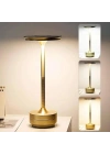 ®  Eskitme Gold Kasa Dokunmatik Şarjlı Masa ası – 3 Renk Işık Modlu, LED Aydınlatmalı, Modern & Dekoratif Abajur
