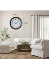 Eskitme Motifli 40 Cm Metal Duvar Saati