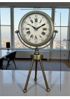 ® Eskitme Prestij Üç Ayaklı Masa Saati