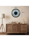 ® Eskitme Roma Rakamlı Elite 60 Cm Çarklı Duvar Saati