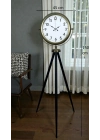 ® Eskitme Tripod Ayaklı Dekoratif Saat