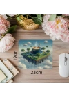 Espresso Ağaçlı Kod Adası Mouse Pad - 19x23 cm 2 mm Dikdörtgen İthal Baskılı Mouse Pad
