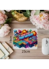 Esprili ve Canlı Renkli Gamer Mouse Pad - 19x23 cm 2 mm Dikdörtgen İthal Baskılı Mouse Pad