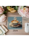 Estetik ve Fonksiyonel Kod + Kahve Mousepad - 19x23 cm 2 mm Dikdörtgen İthal Baskılı Mouse Pad