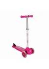 ® Evo Işıklı 3 Tekerlekli Pembe Scooter